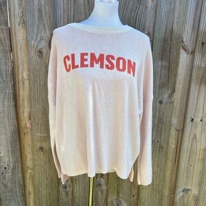Town pride Clemson University women's oversized sweater